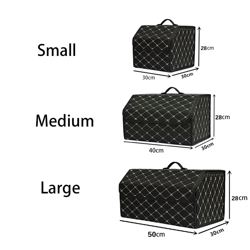 Car Trunk Organizer Box Capacity Auto Organizer Box