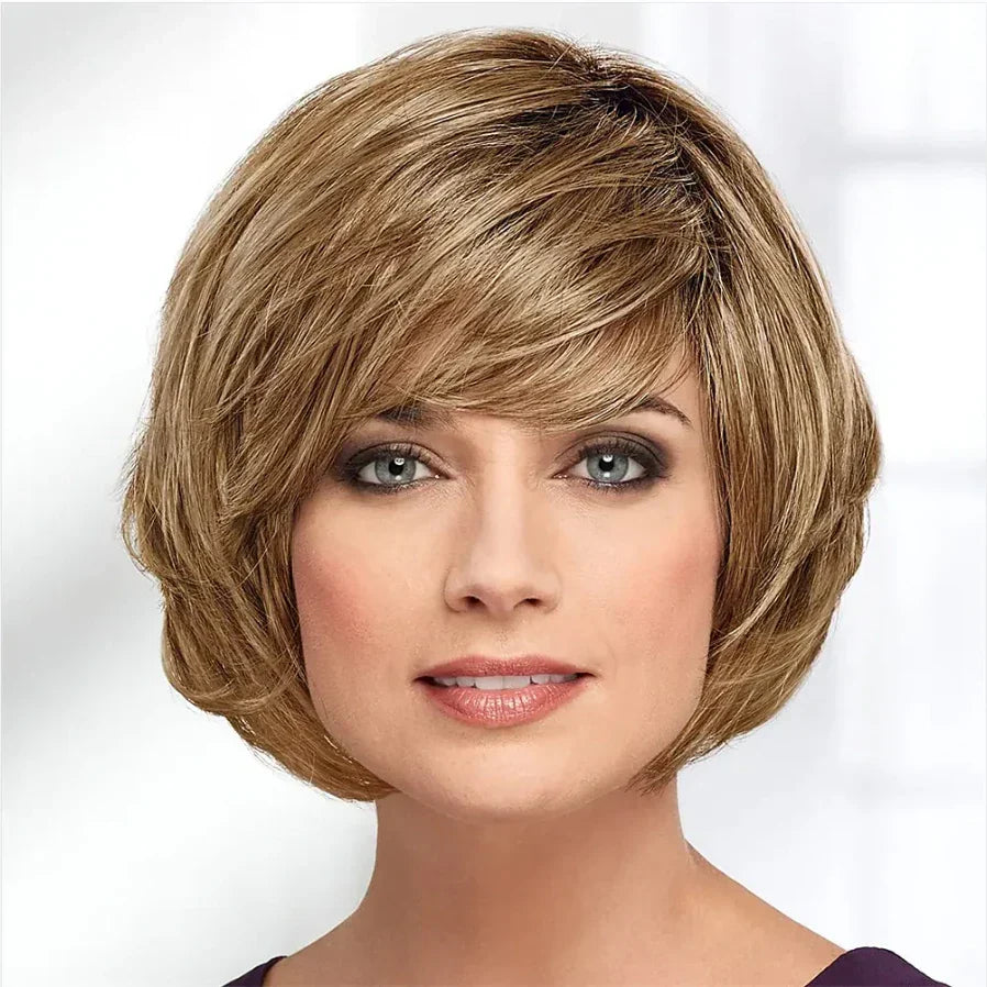 HAIRJOY Synthetic Hair Women Short Straight Ombre Bob