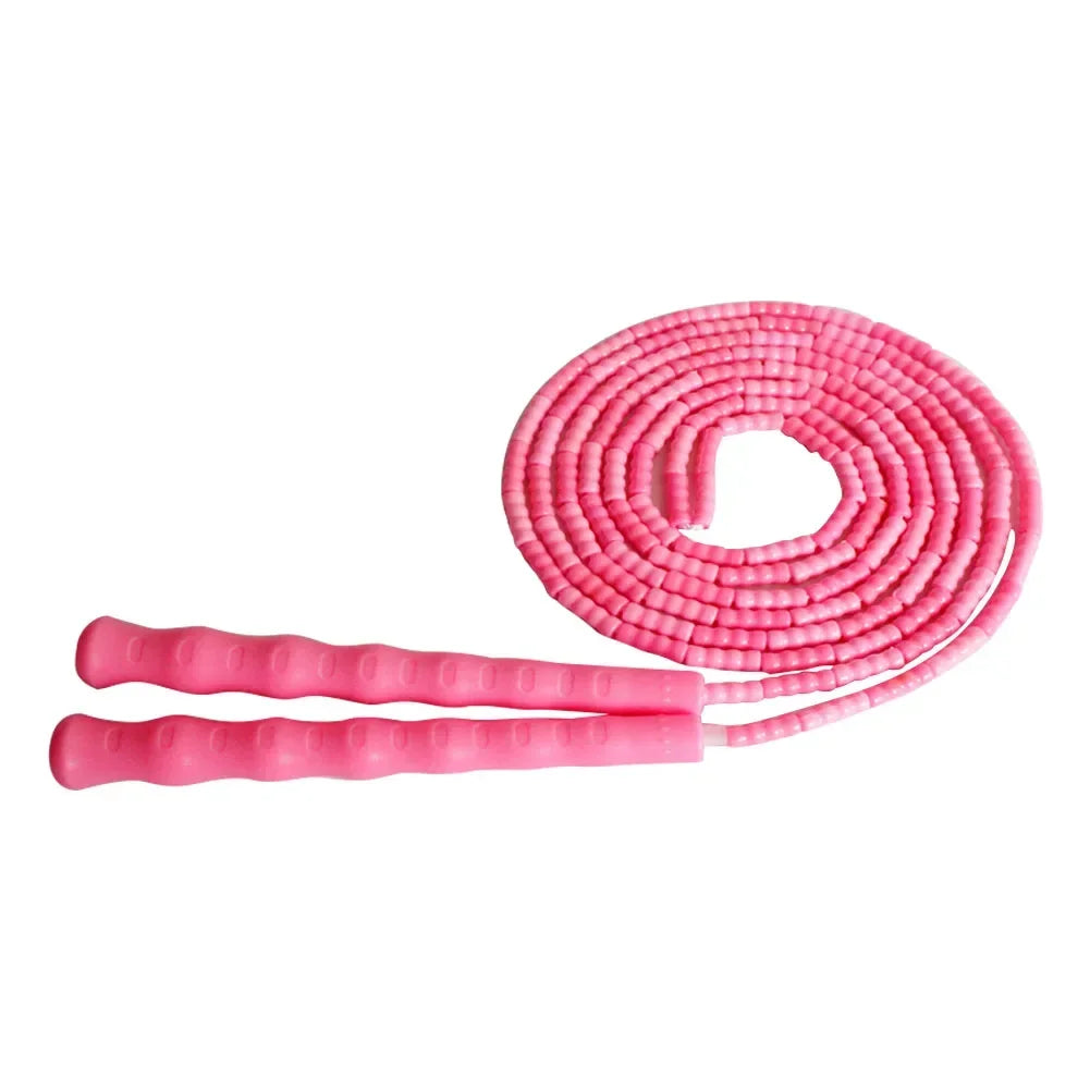 Skipping Rope Soft Beads Unknotted Long Jump Rope
