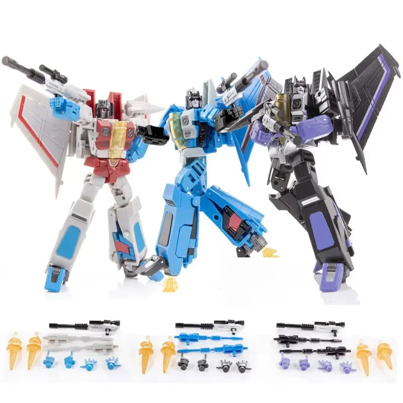 JINBAO Starscream Thundercracker Skywarp F15 FG01 DS01 DF06