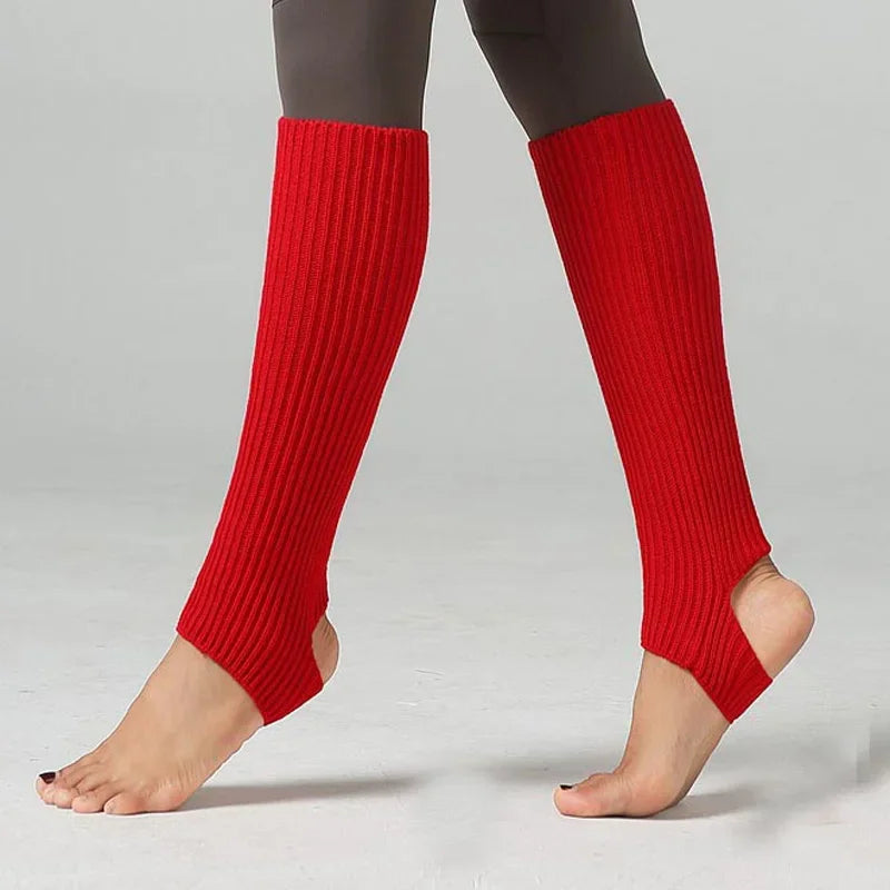 Children Adult Latin Dance Leg Cover Knitted Sports