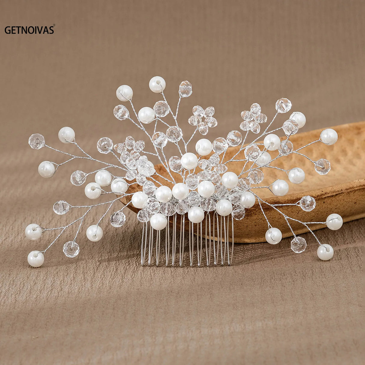 Wedding Pearl Flower Hair Combs Hair Accessories Hair