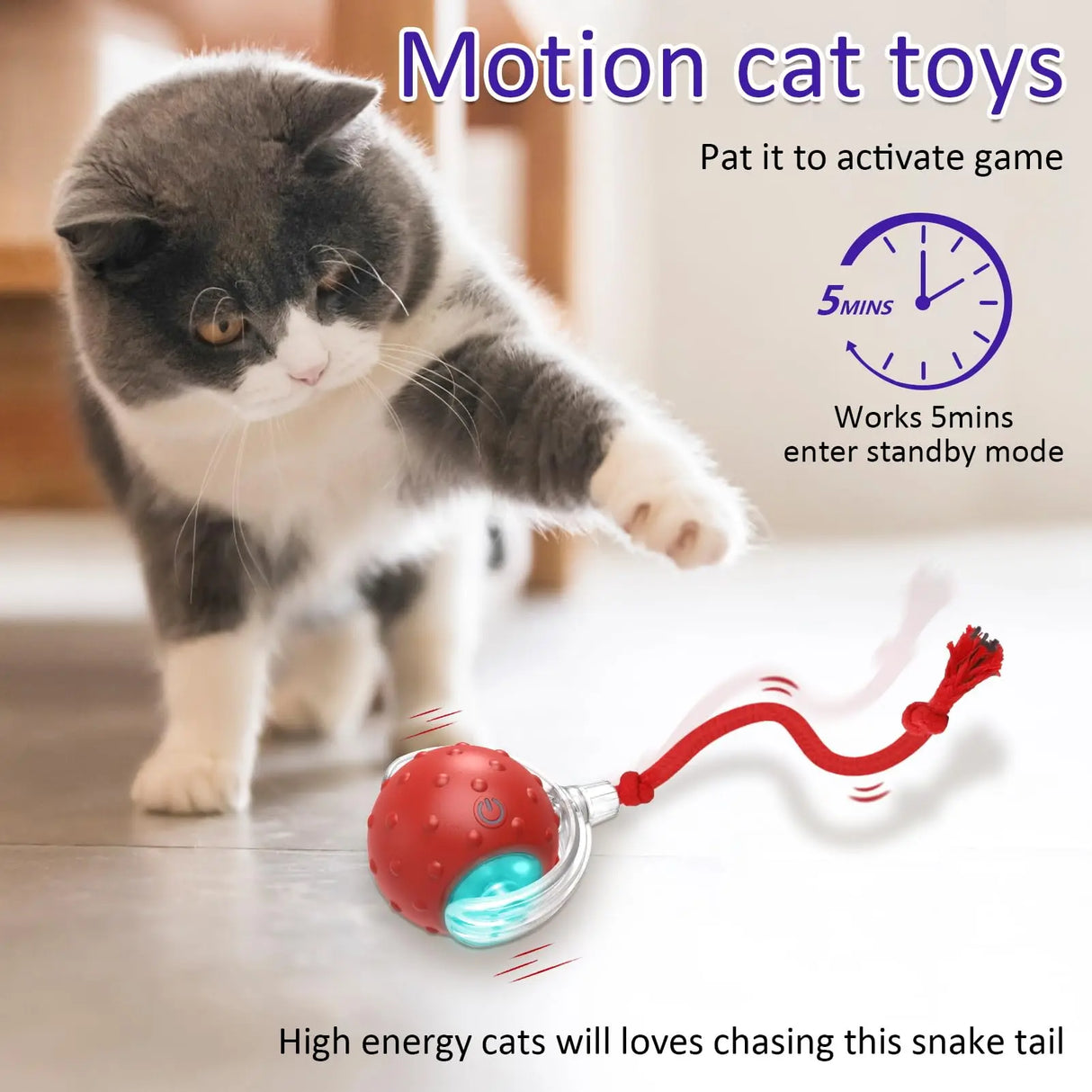 New Cat Rolling Ball Bird Chirping Interactive Cats