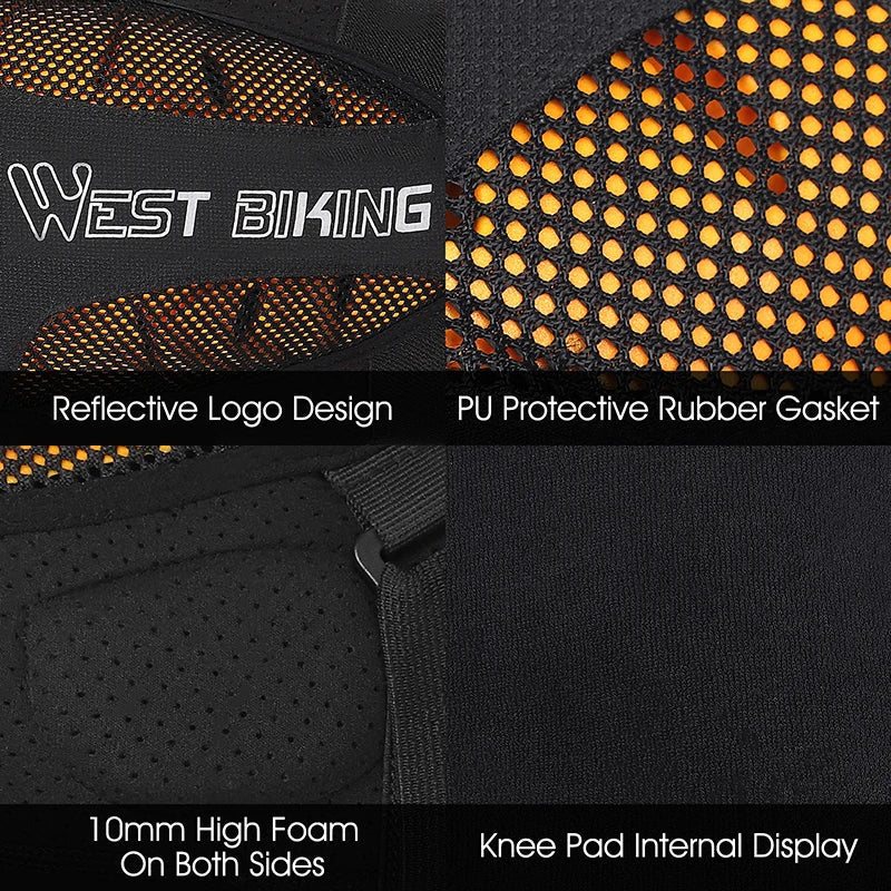 WEST BIKING Knee Pads Cycling Protector With PU