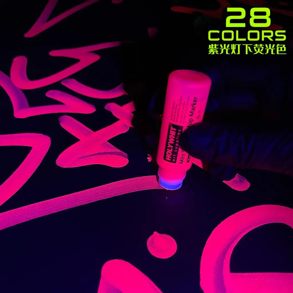 HOLYWHIT 12mm/20ml Mini Graffiti Flow Pen, Paint Signature