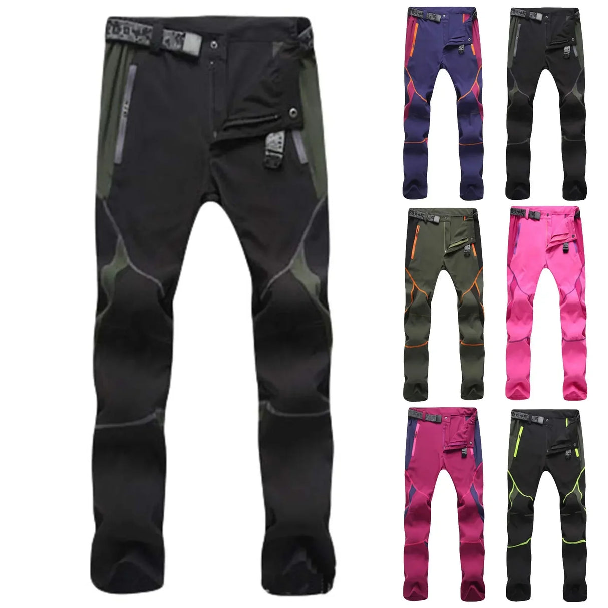 Men Pants Couple Hiking Windproof Quick Dry Trousers