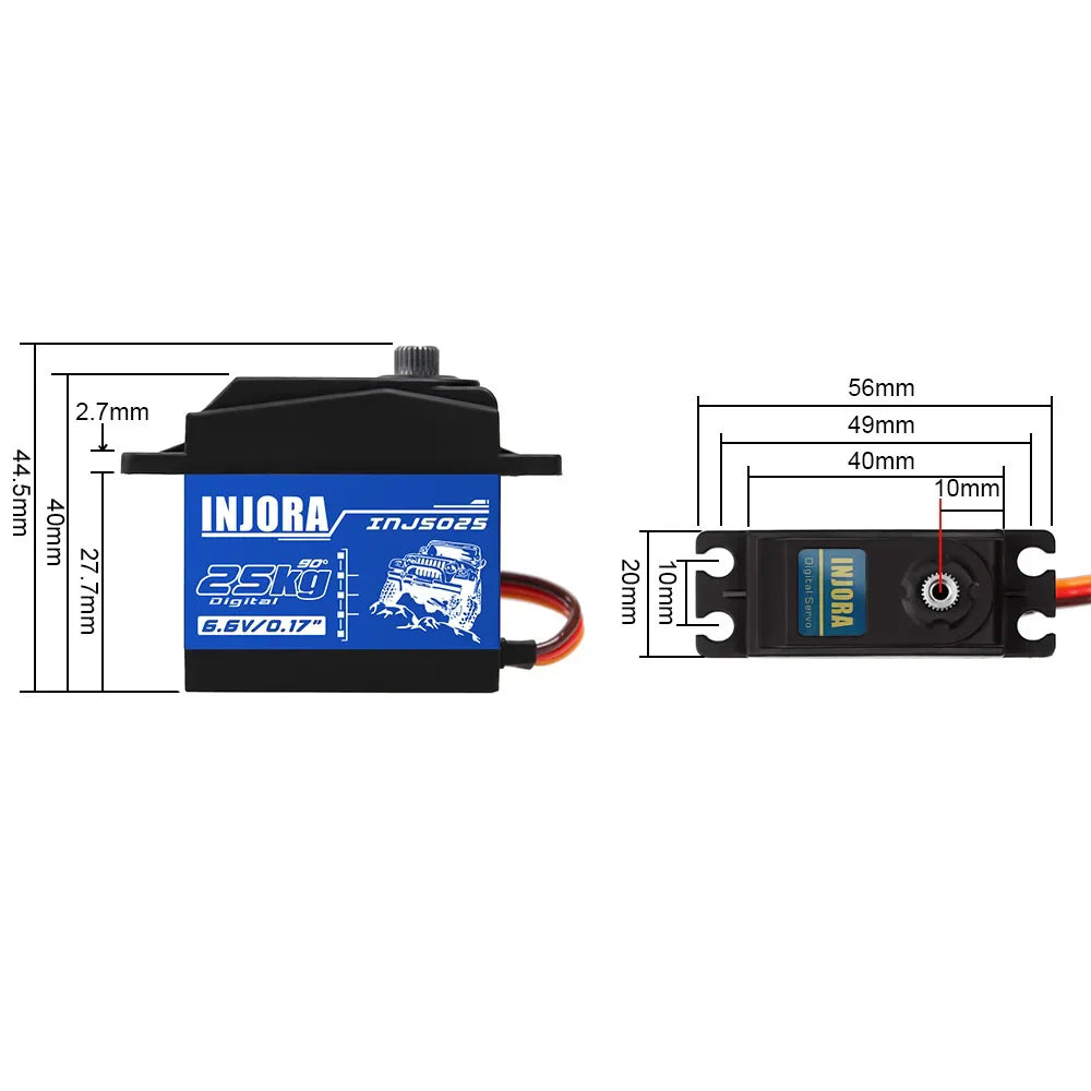 1PCS 25KG 35KG Large Torque Digital Servo Motor