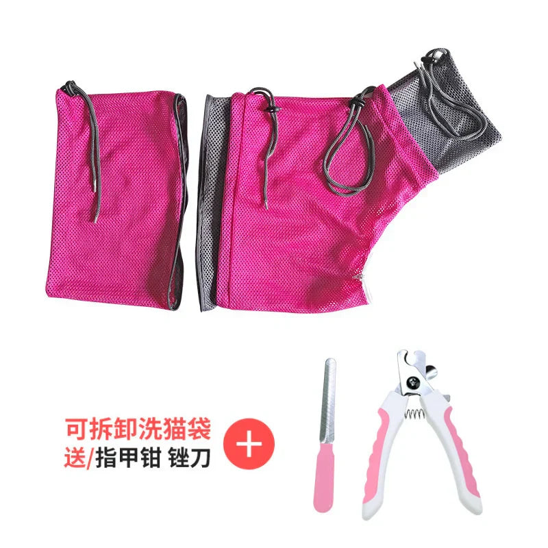 Washing Cat Bag Washing Artifact Little Backpack Cage