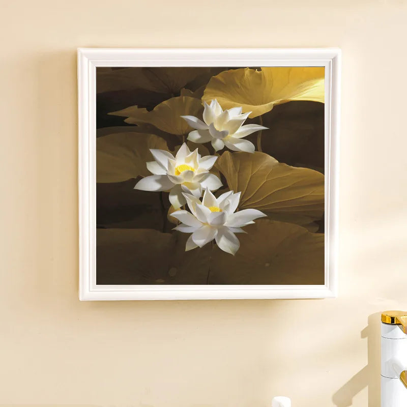Bathroom Mural Storage Cabinets Bathroom Non Perforated Storage
