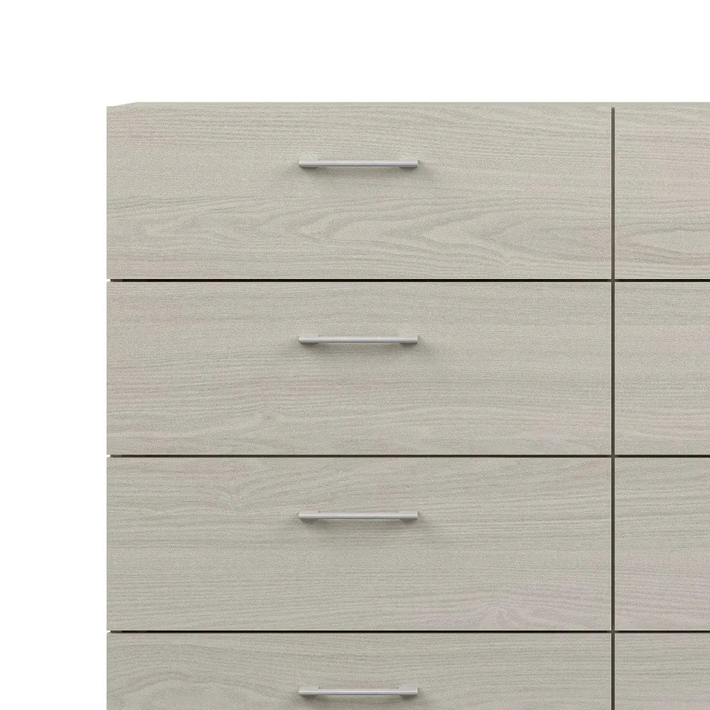 8-Drawer Dresser, Light Gray, dressers for bedroom ,Keep the drawers