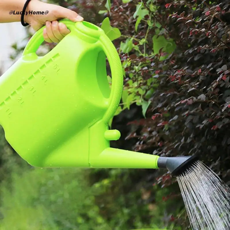 Large Capacity 5L Watering Can Long Spout Portable