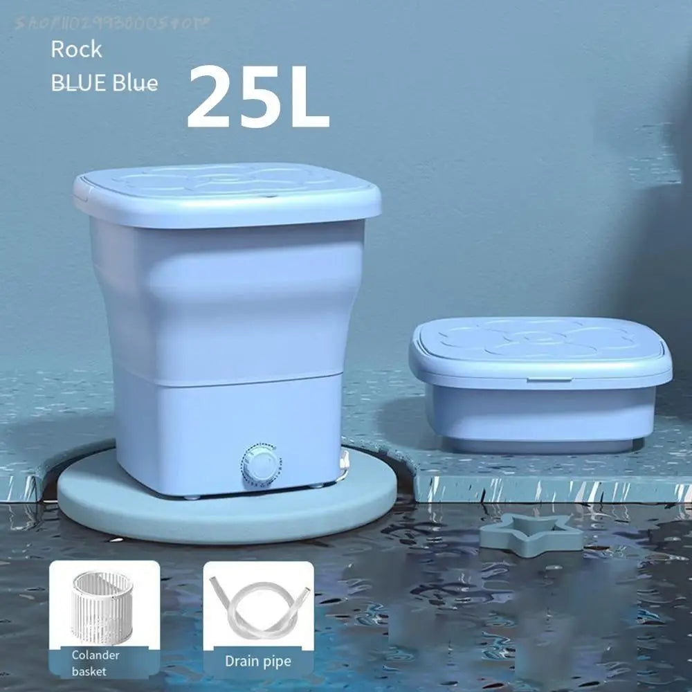 25L Folding Portable Mini Washing Machines with Spin
