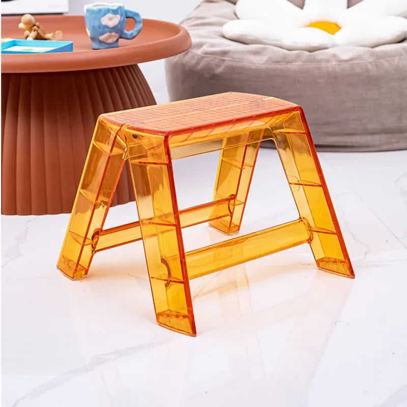 Nordic Light Luxury Ladder chair Folding High Stools