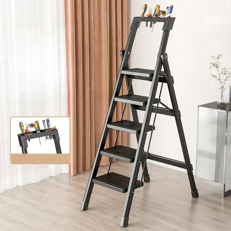 Folding Ladder Carbon Steel Protable Ladder Chair Strong