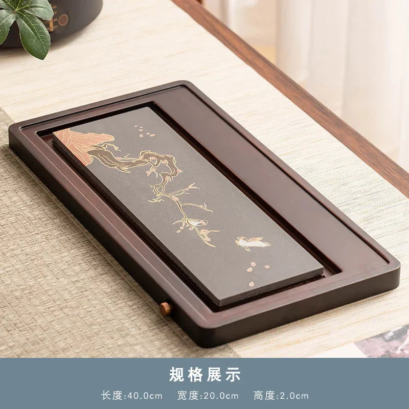 Kitchen Gadget Tea Tray Wood Coffeeware Teaware Office