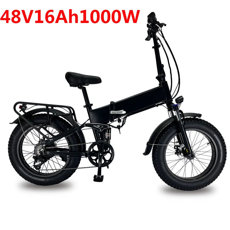 Electric Bicycle 20 Inch 1500W 48V 18Ah Folding