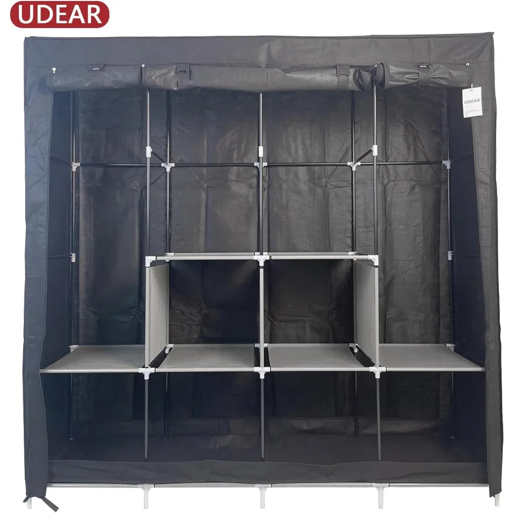 UDEAR Portable Closet Large Wardrobe Closet Clothes Organizer