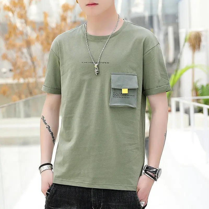 2024 New fashion Men's Pure Cotton Trendy Long