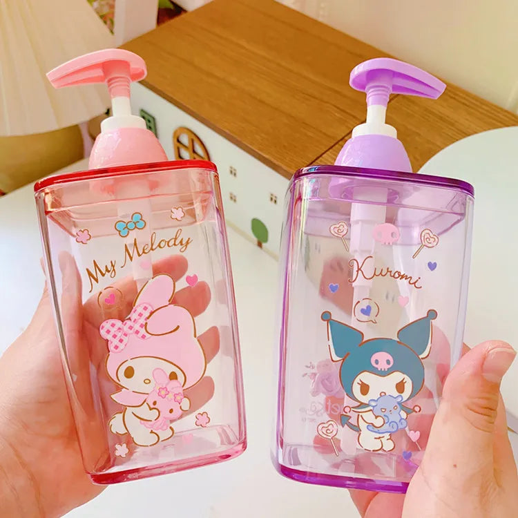 Sanrio Candy Color Soap Bottle Hello Kitty Cinnamoroll