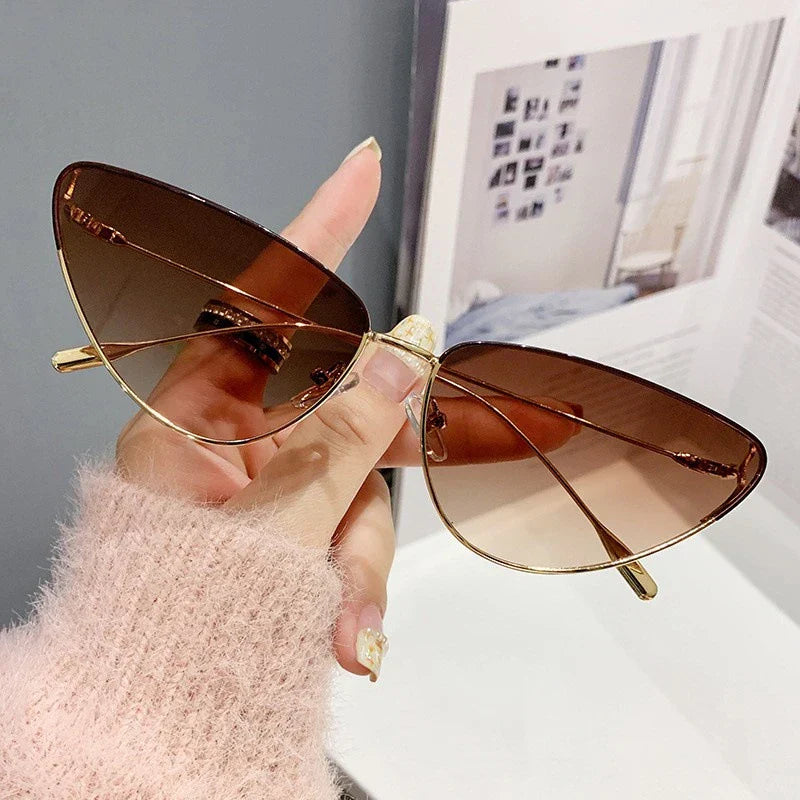 New Cat Eye Sunglasses Women Trendy 2023 Vintage