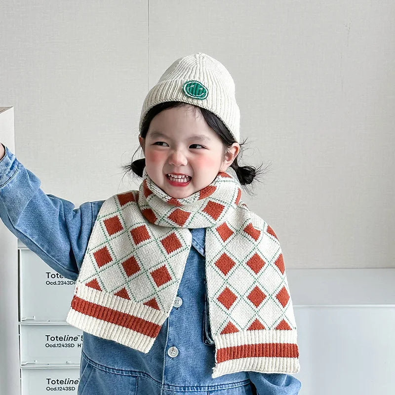 deer jonmi Korean Style New Winter Children Knitted