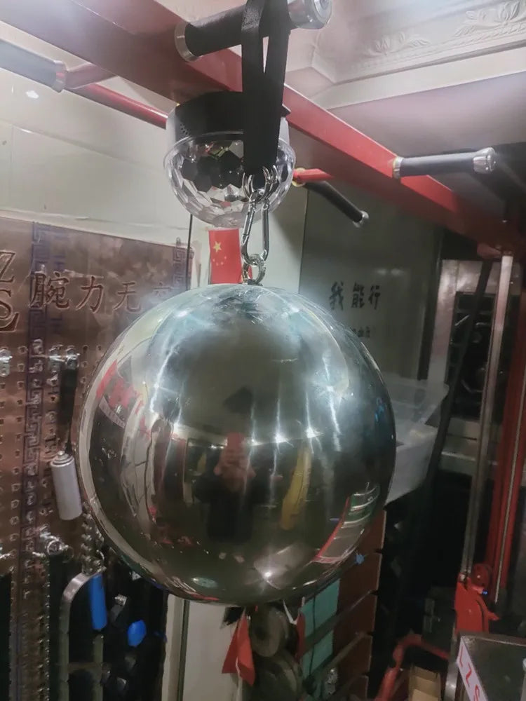 30cm Stainless Steel Pull Up Power Ball Hold