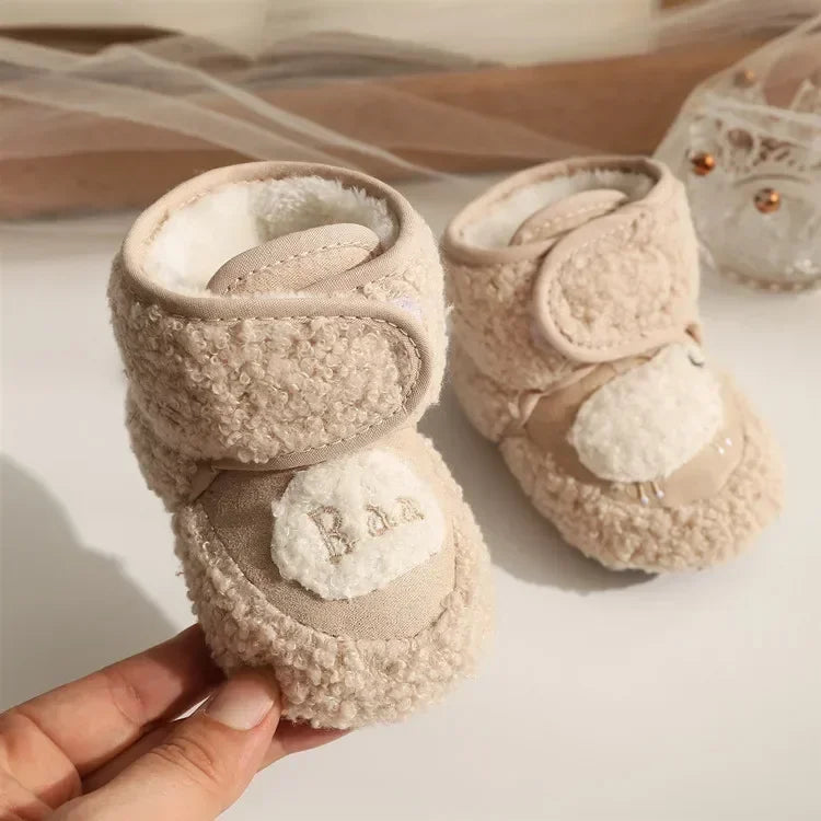Warm Infant Toddler Crib Snow Boots Soft Comfortable
