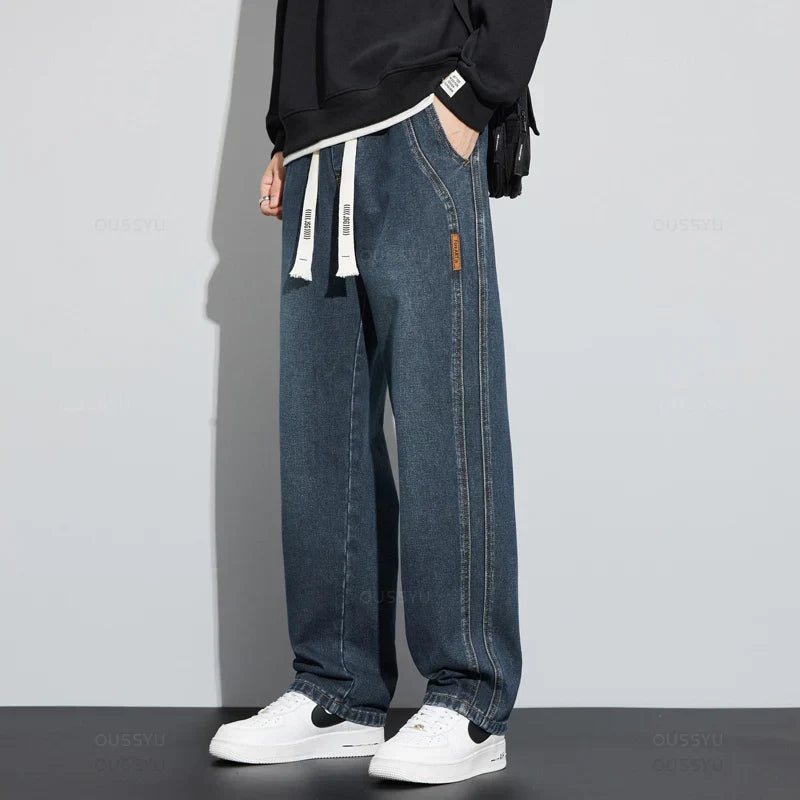 OUSSYU Brand Clothing New Design Cotton Jeans Men