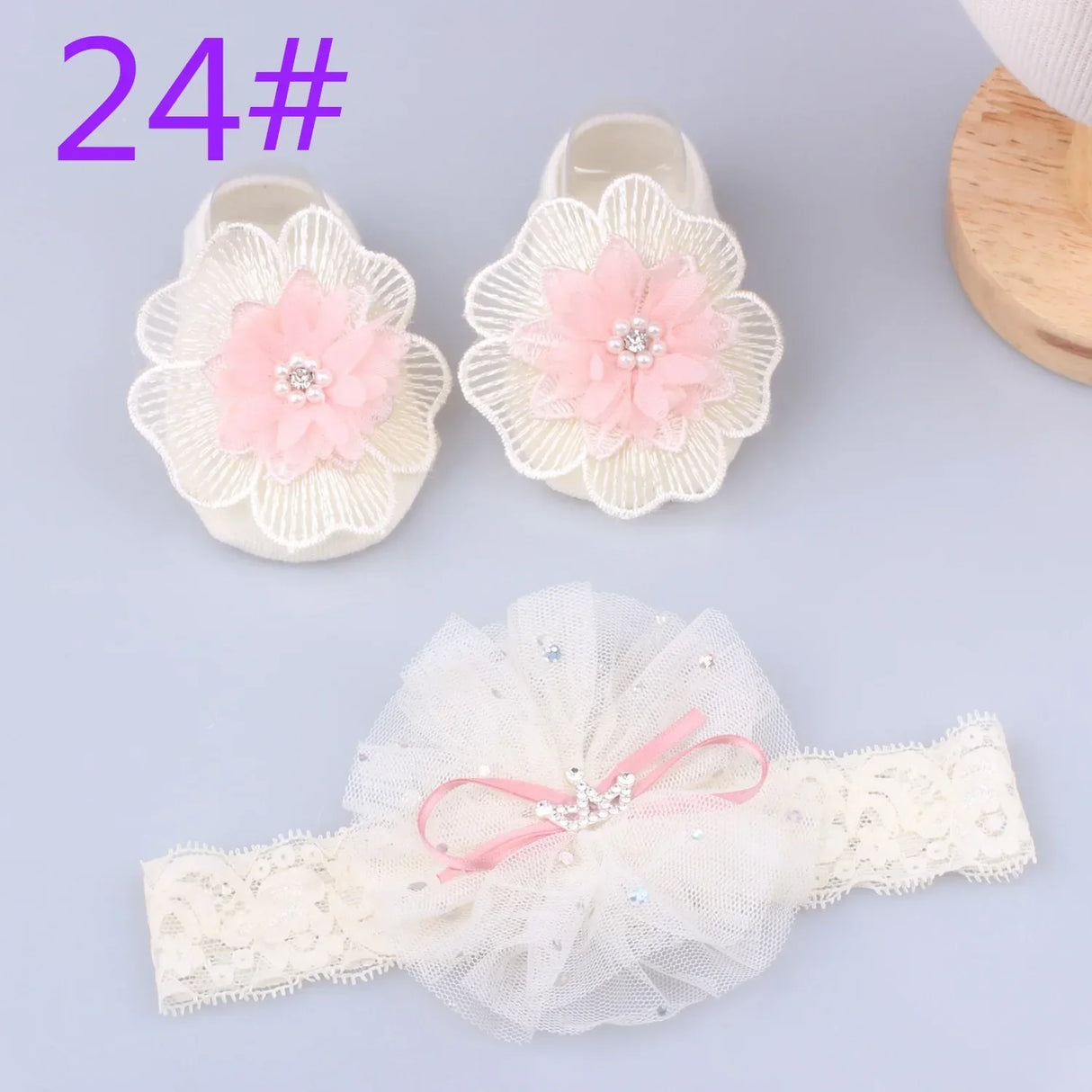 1 Set Cute Gift Bow Flowers Baby Girls