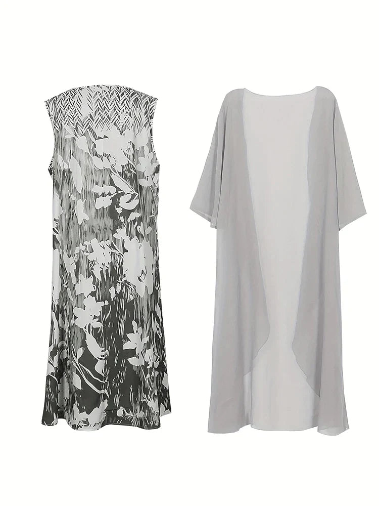 Plus Size 2023 Autumn New Women's Floral Printed