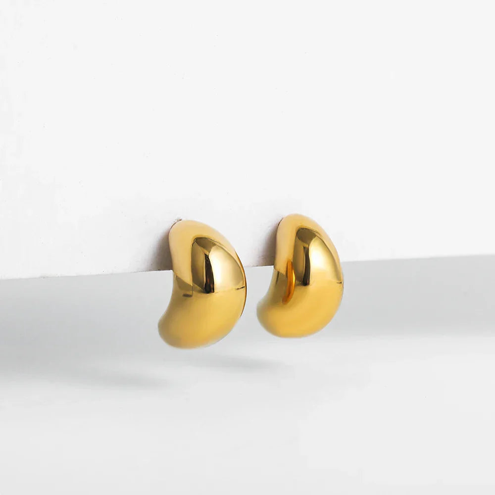 Waterdrop Chunky Hoop Earrings Dupes for Women Lightweight