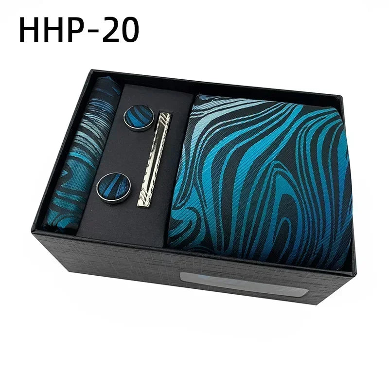 Luxury Tie Set Gift Box for Men Jacquard