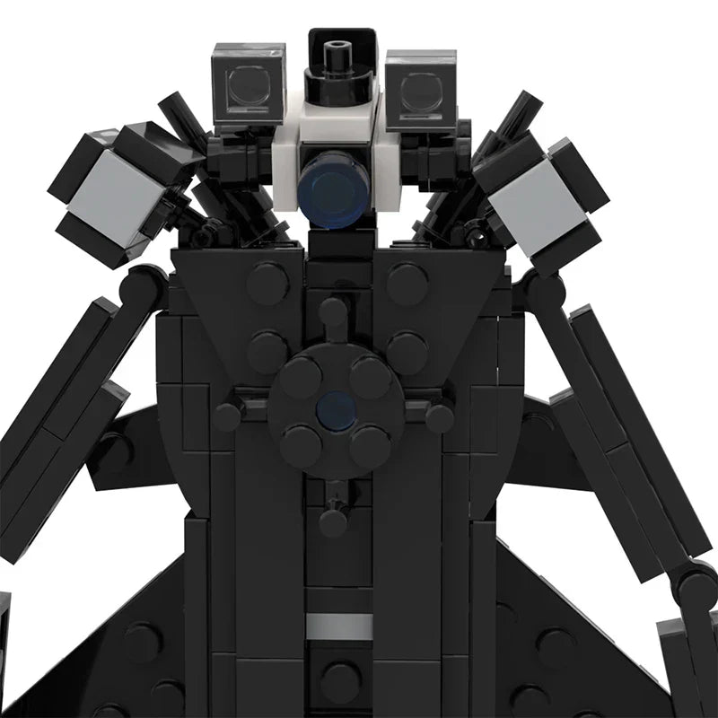 MOC Skibidi Toilet Upgraded Titan Cameraman Building Block