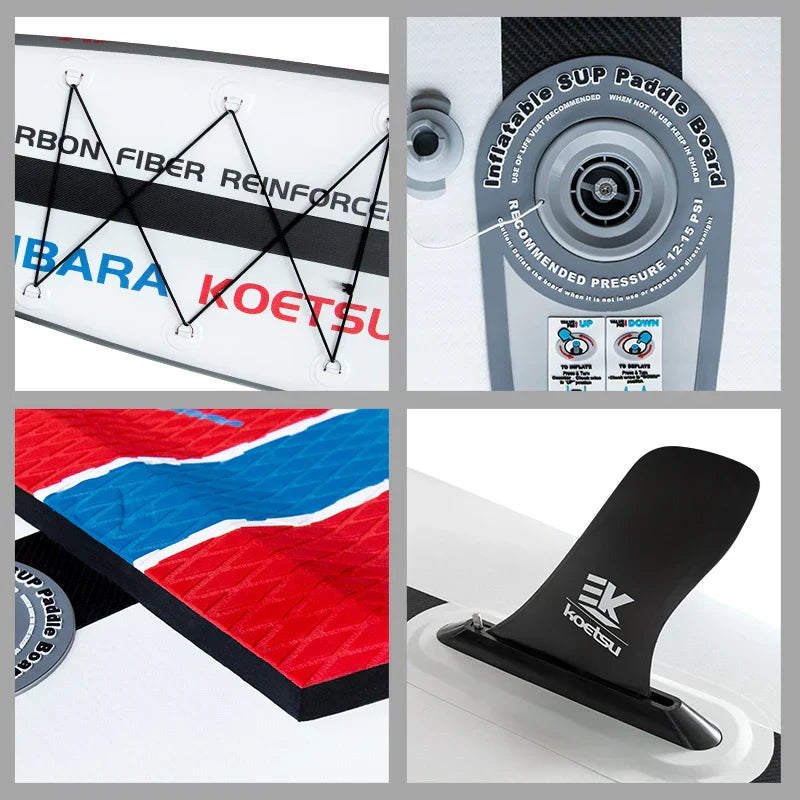 KOETSU Kayak Racing Carbon Board Paddle Surf Stand