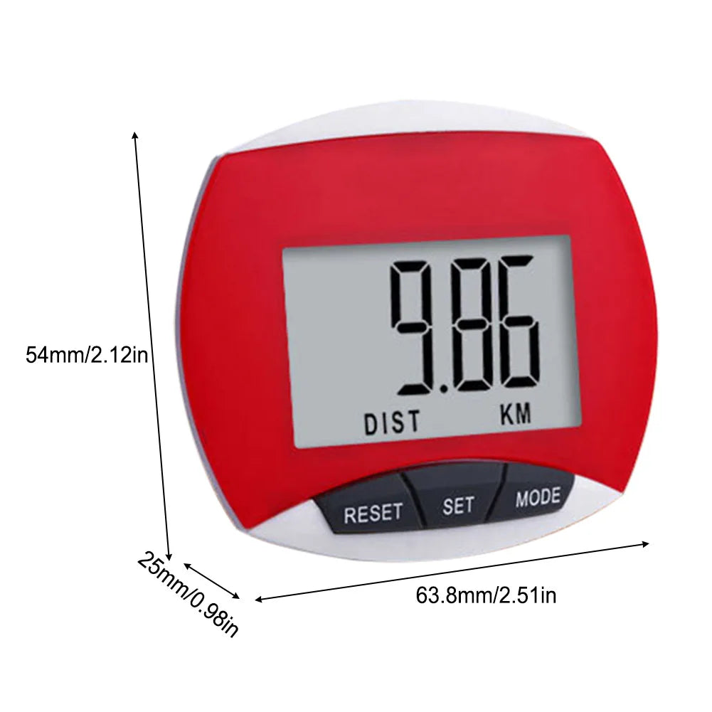 Portable Sport Pedometer Built-in Clip Movement Calories Counter