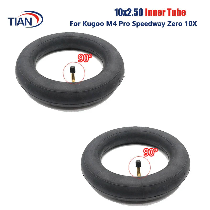 10x2.50 Inner Tube for Electric Scooter Kugoo M4 Pro & Speedway Zero 10X