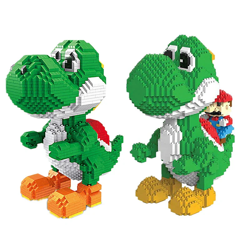 Fun Small Particle Building Blocks Yoshi Assembly Model