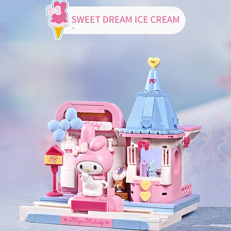 Sanrio Assembled Toy Building Blocks Hello Kitty Kuromi
