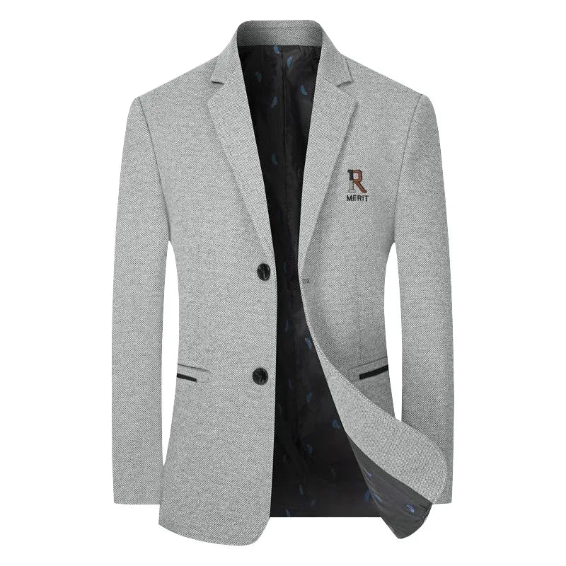 New Men Business Casual Cashmere Blazers Suits Jackets