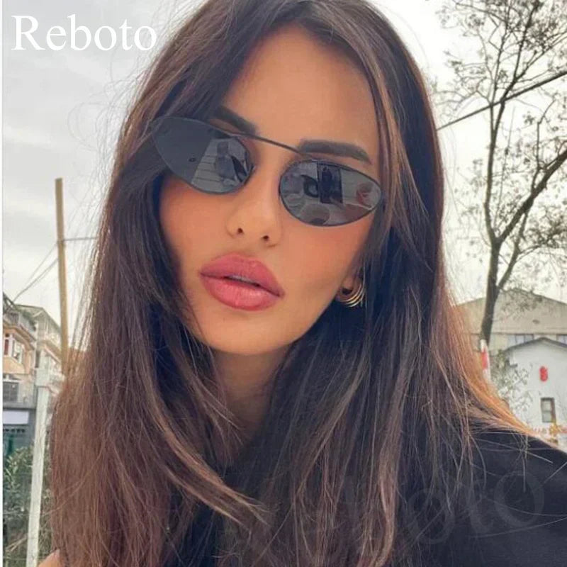 Luxury Brand Cat Eye Sunglasses UV400 Women Fashion