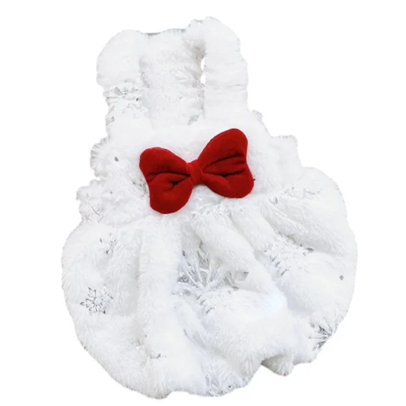 French Bulldog Dress Winter Pug Dog Clothes Christmas