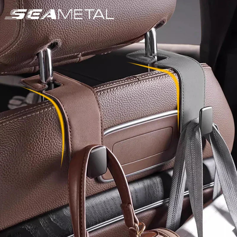 SEAMETAL Car Seat Back Hook Universal Hidden Headrest