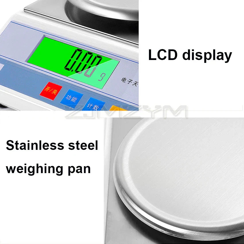 300/600/1000g Electronic Balance High Precision 0.01g Digital Electric