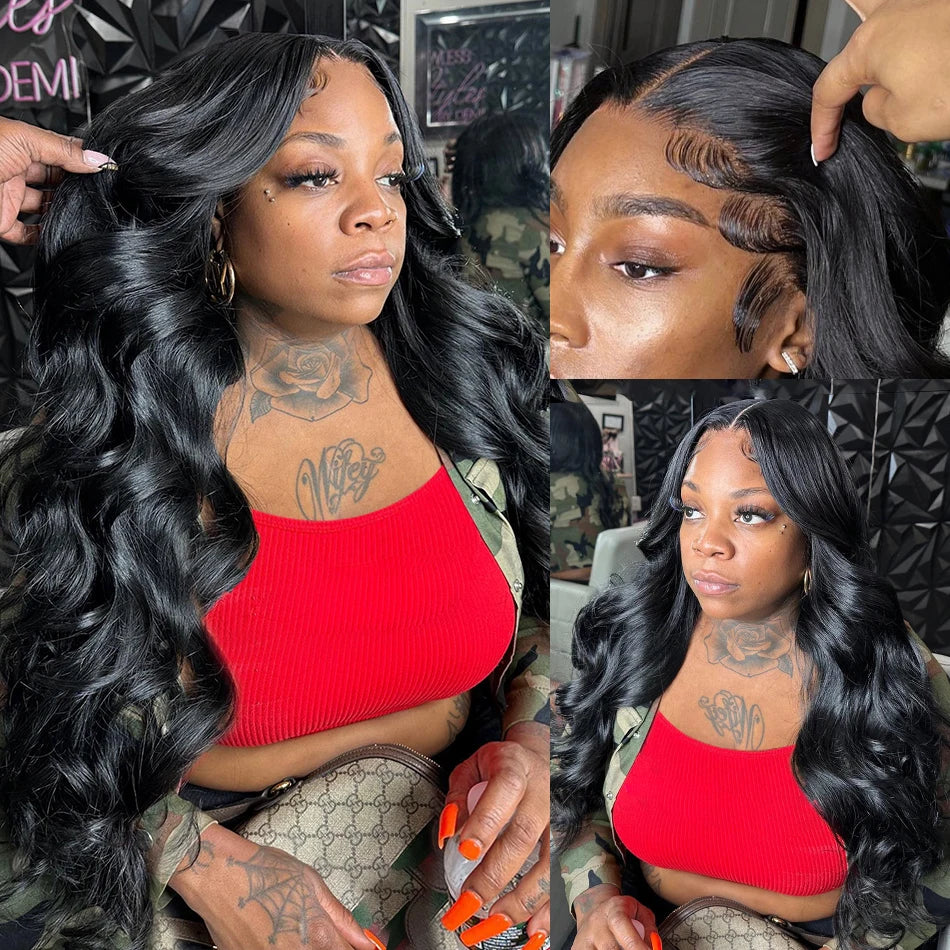 40 Inch 13x4 HD Frontal Wig Transparent 13X6