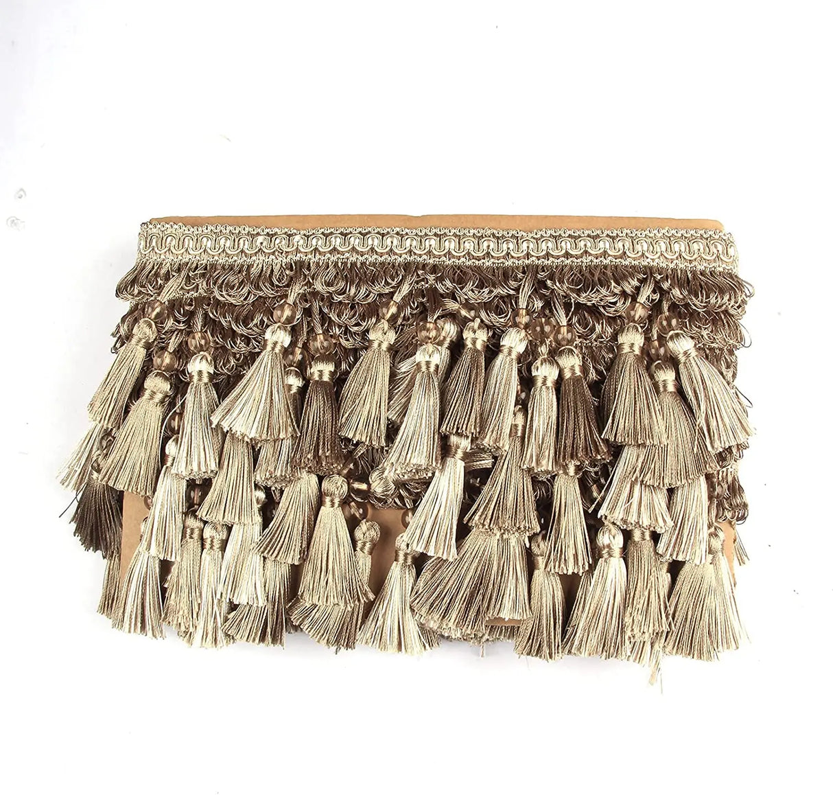 6M/Lot 9cm Width Curtain Fringe Tassel Trim Lace