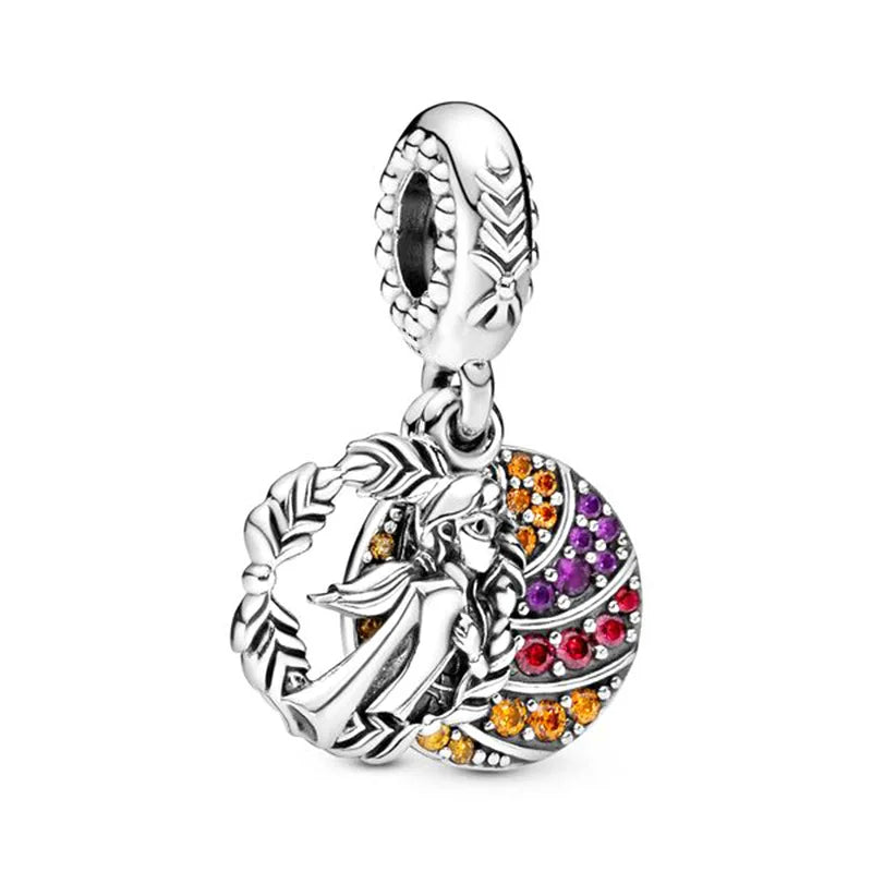 Fit Pandora Beauty and The Beast Charms Bracelet