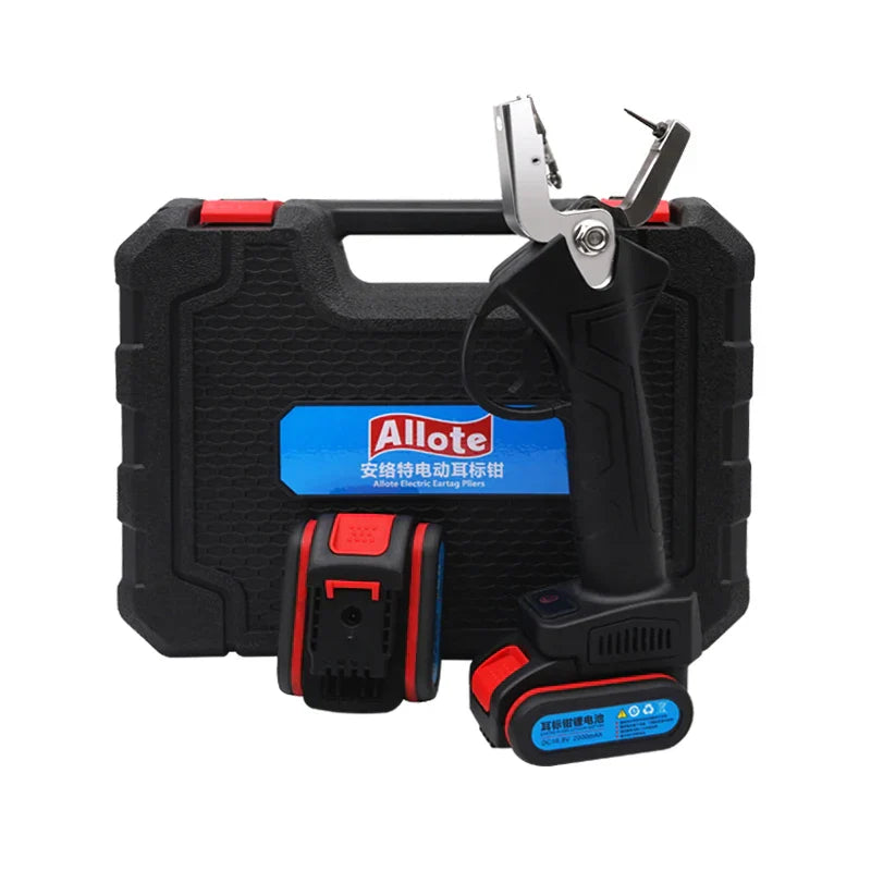 1Set Electric Ear Tag Plier Animal Control Device