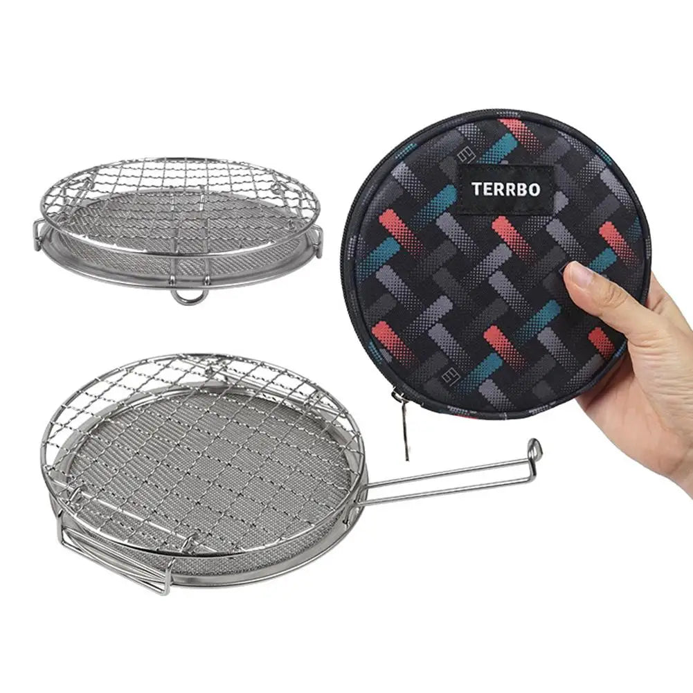 Outdoor Mini Roaster Foldable Portable Stainless Steel Multifunctional