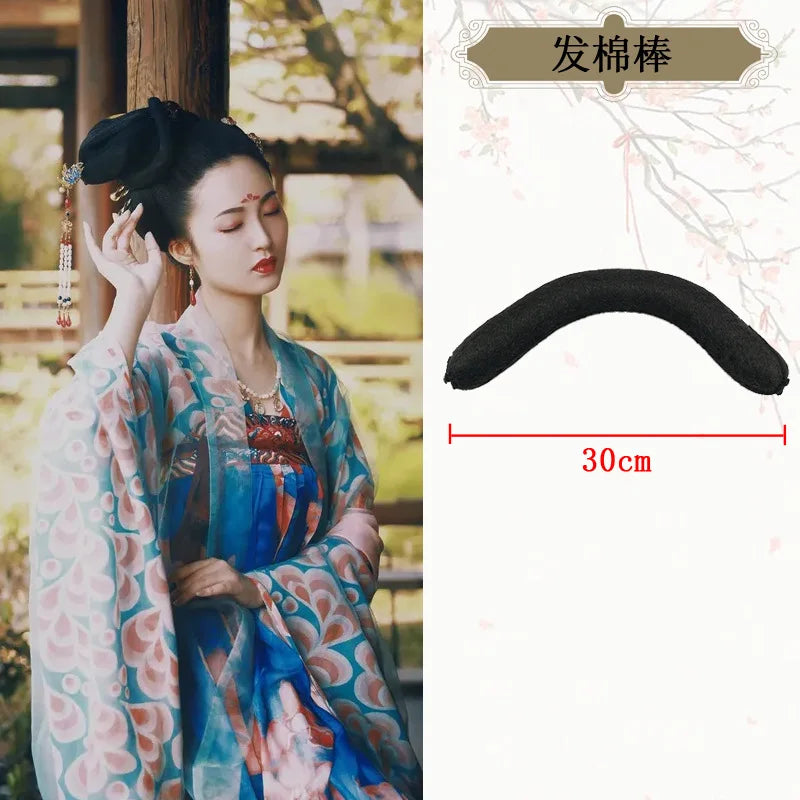 Hanfu Wig Headband Universal Cotton Rod Women Hair