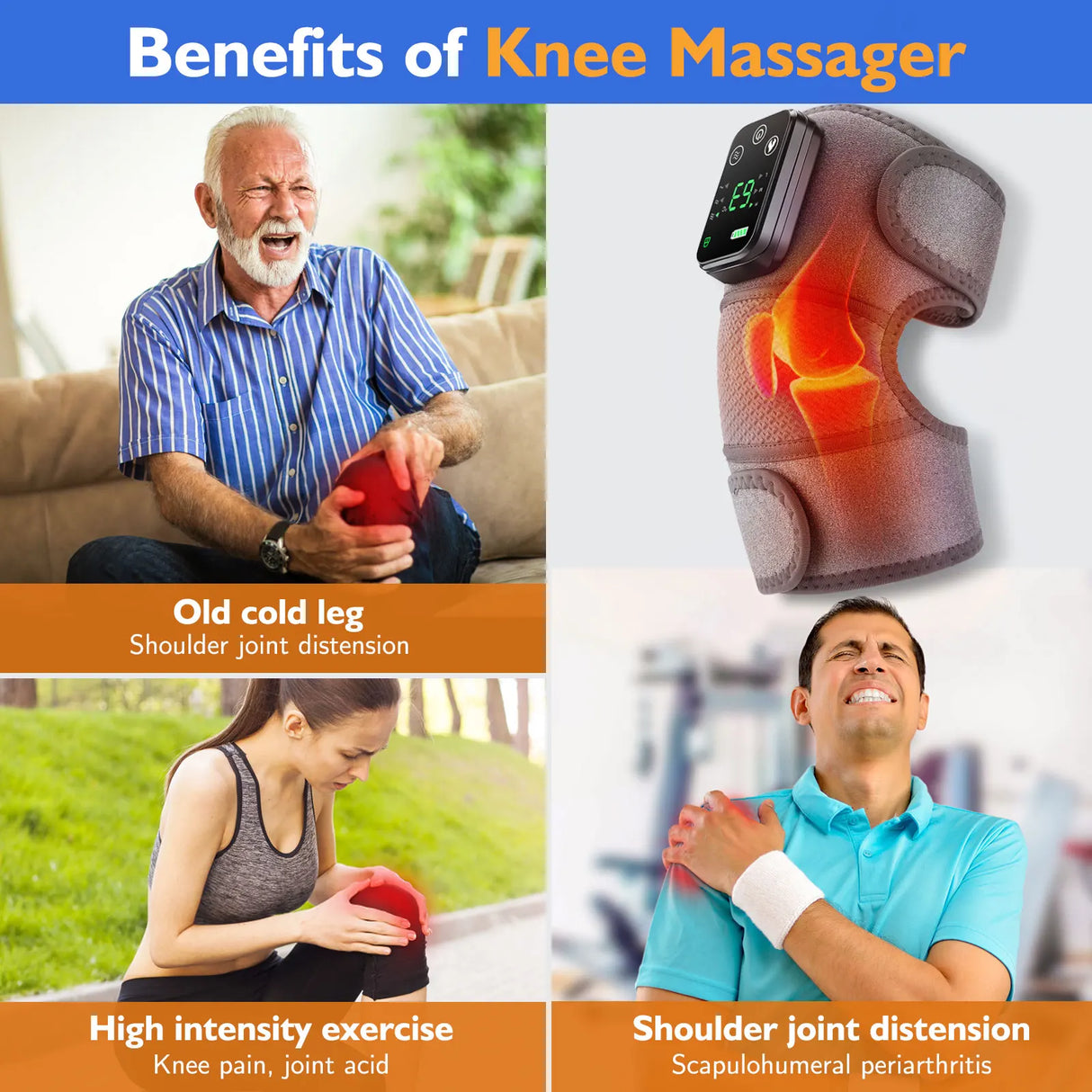 1PC Foot Care Knee Pad 3 in 1